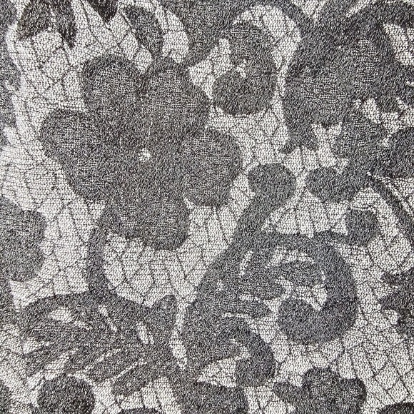 Betsey Johnson Jacket Womens 2 Black Brocade Peplum Runway Gothic Chic - Picture 10 of 16